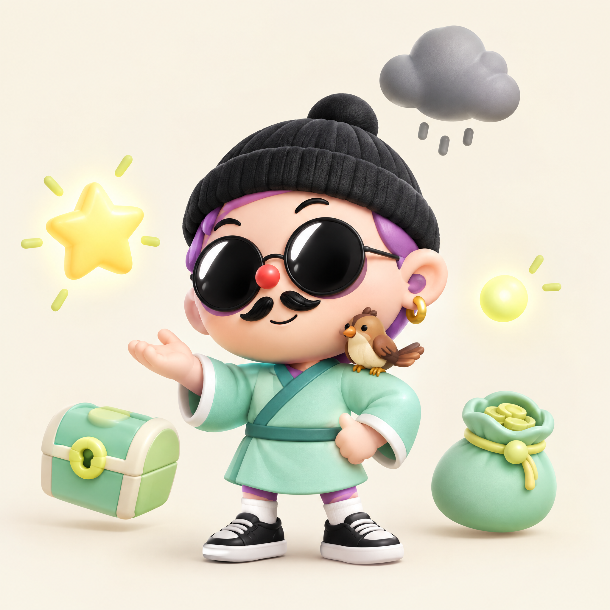 The Guanxiang character examines your position in the situation.